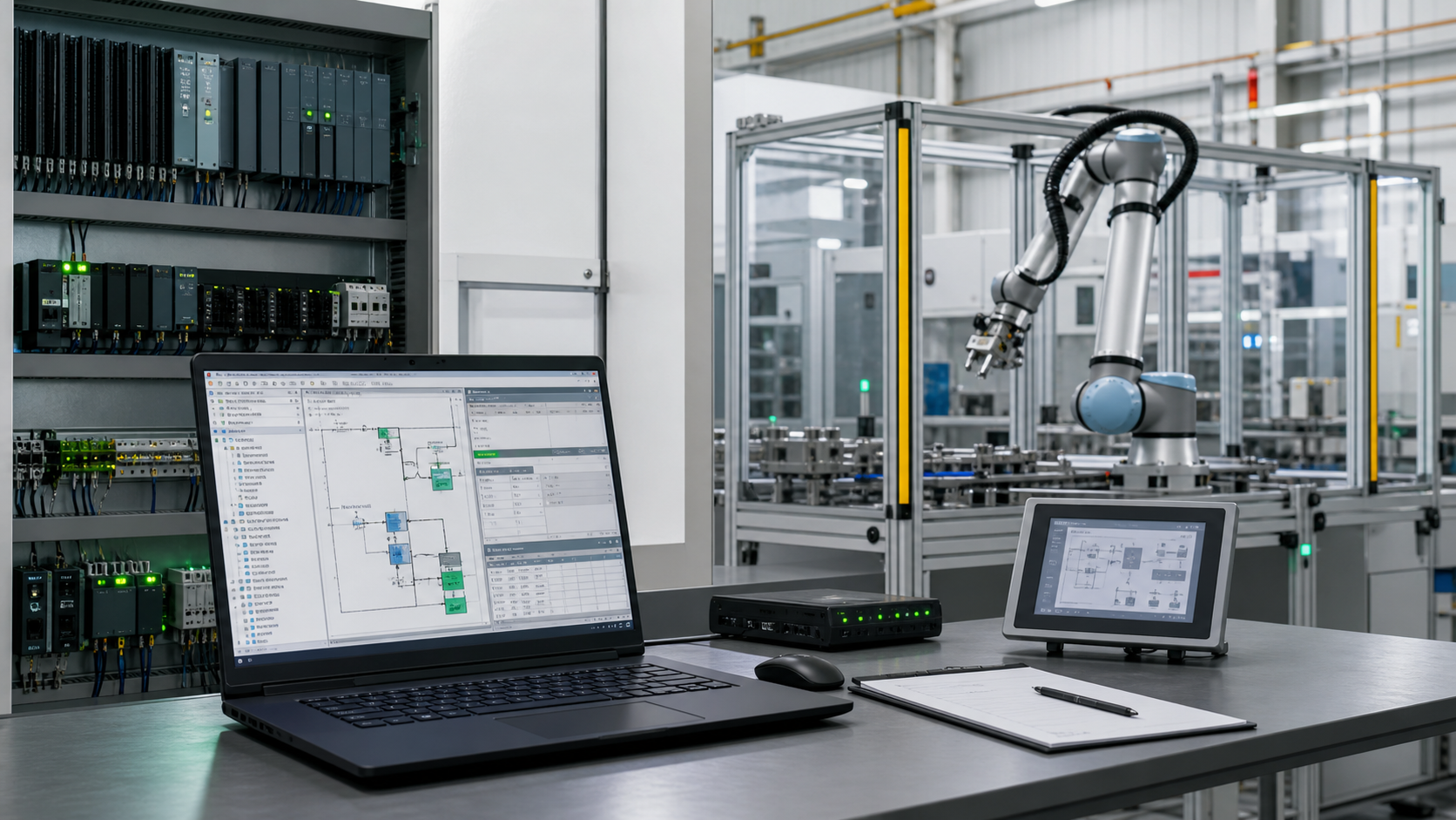PLC, SCADA, HMI and robotics automation software development